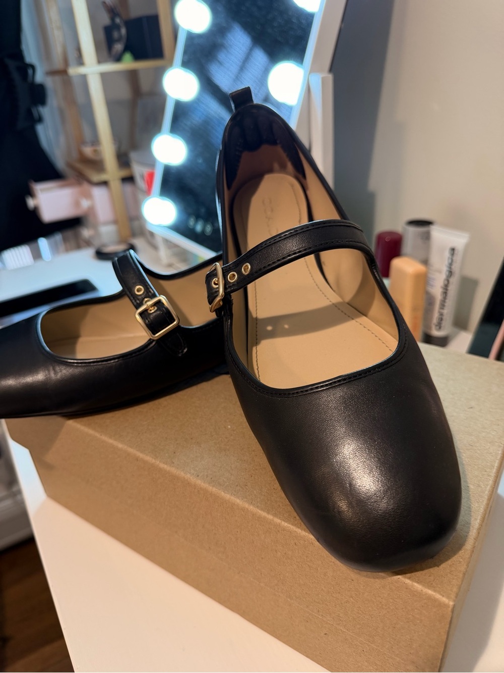 Coach Black Mary Jane shoes